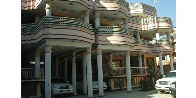 One of the multi-million dollar villas constructed by the Department of Defense's Task Force for Stability and Business Operations (TFBSO) in Afghanistan.