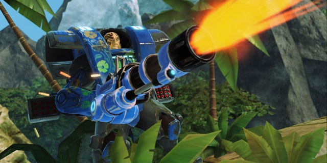 'Monday Night Combat' is a free-to-play multiplayer shooter.