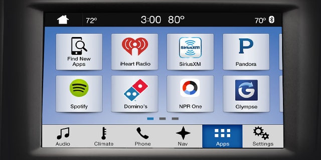 Sync 3's apps screen.