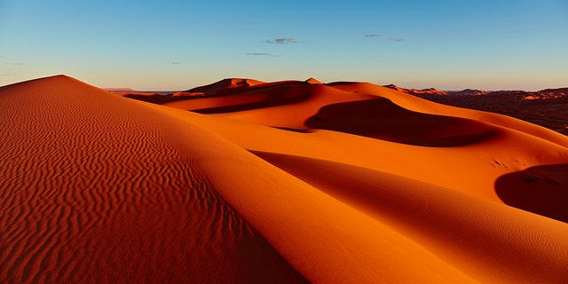 Sand dunes in the Sahara Desert, Merzouga, Morocco. (Credit: iStock)