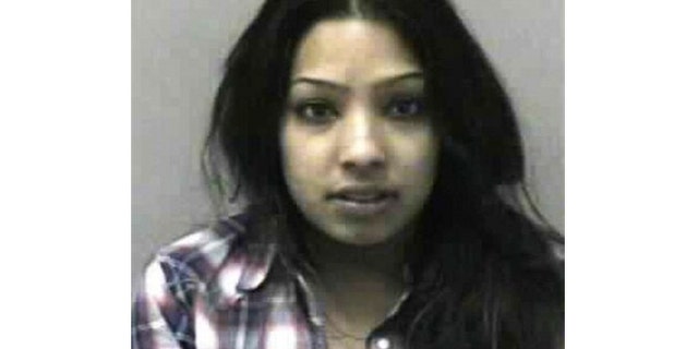 This image provided by the West Virginia Regional Jail & Correctional Facility Authority shows the booking photo of, Salwa Amin, a cast member of the MTV reality show "BUCKWILD."
