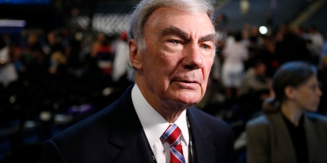 In this Sept. 5, 2012 file photo, Sam Donaldson is seen on the floor at the Democratic National Convention in Charlotte, N.C.