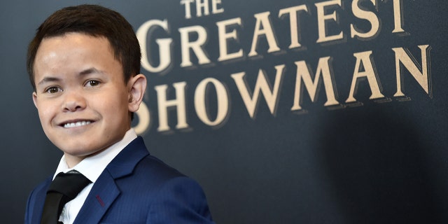 Sam Humphrey attends ''The Greatest Showman'' World Premiere aboard the Queen Mary 2 at the Brooklyn Cruise Terminal on December 8, 2017 in the Brooklyn borough of New York City.