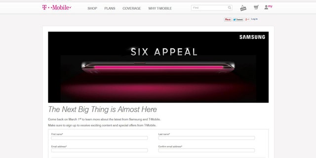 Screenshot from https://explore.t-mobile.com/samsung-next-big-thing-is-almost-here