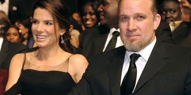 Bullock with ex-husband Jesse James.