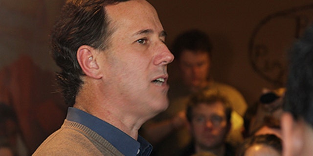 FILE -- Republican presidential candidate Rick Santorum