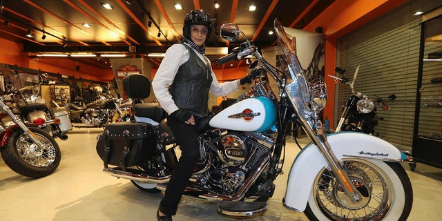  Saudi women free to drive kickstart Harley Davidson bike 