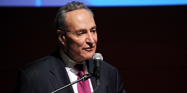 Sen. Schumer at the New School University Center Opening Showcase on January 23, 2014, in New York City.