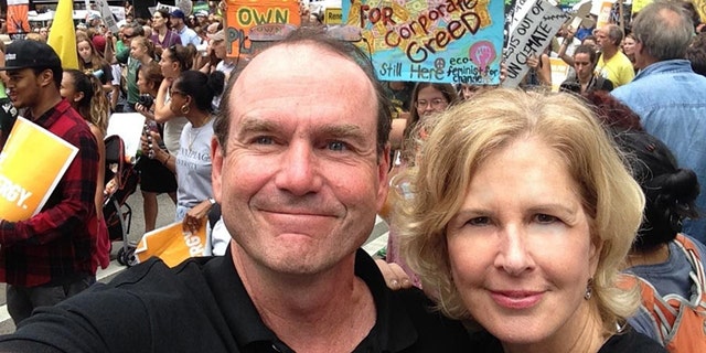 Scott Wallace, shown with his wife, Christy, is running for Congress in Pennsylvania.