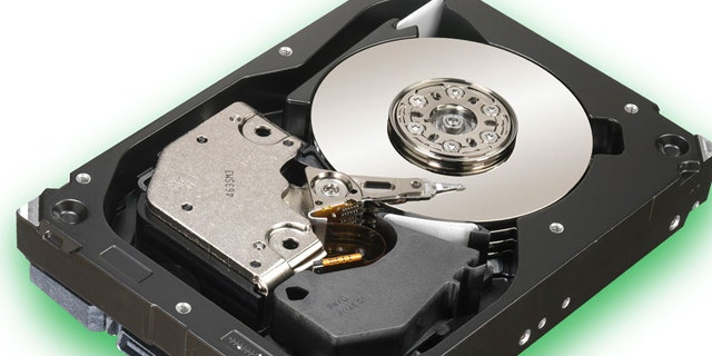 A Seagate Cheetah hard drive is exposed to show its mechanics. Manufacturers are working on an advanced format for hard drives that should boost performance -- just not in Windows XP.