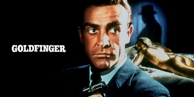 Sean Connery stars as James Bond in the 1964 film, "Goldfinger."