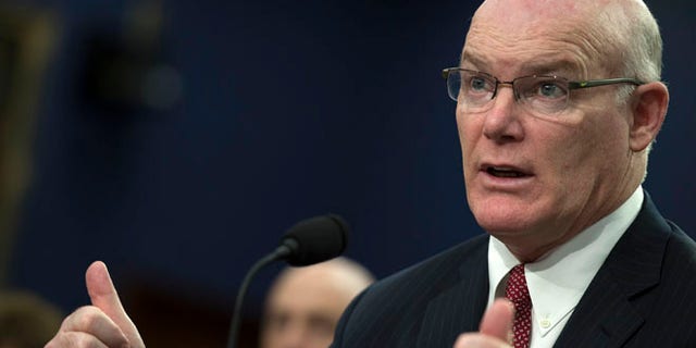March 17, 2015: Secret Service Director Joseph Clancy testifies on Capitol Hill in Washington.