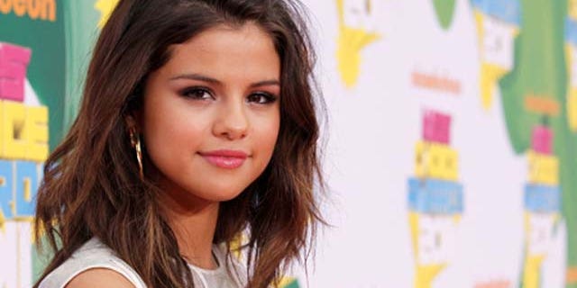April 2, 2011: Actress Selena Gómez arrives at Nickelodeon's 24th Annual Kids' Choice Awards at Galen Center in Los Angeles, Calif.