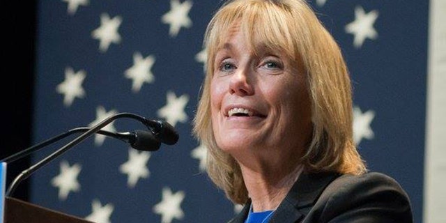 The intern works for Sen. Maggie Hassan, pictured here.