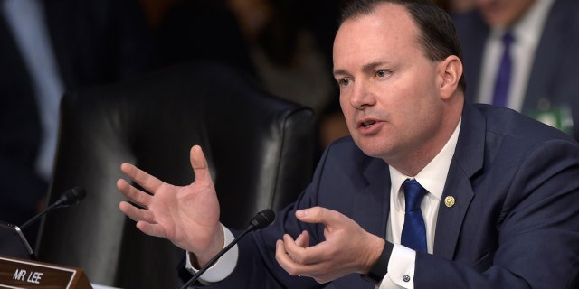 Sen. Mike Lee, R-Utah, has led Republican resistance to Biden ATF nominee David Chipman. 