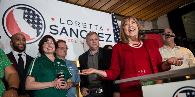 U.S. Congresswoman Loretta Sanchez at Anaheim Brewery in Anaheim, Calif., on Tuesday, June 7, 2016.