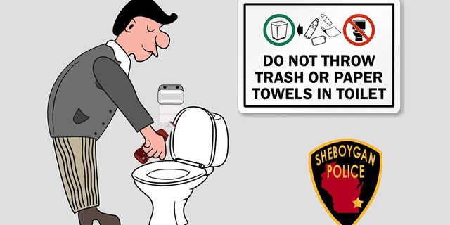 Sheboygan police said a toilet at a community center in Wisconsin has been clogged numerous times over the past year and a half with a 20 ounce soda bottle.