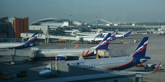 The incident occurred in a domestic flight in Russia, but the name of the airline is unclear.
