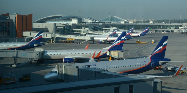 The incident occurred in a domestic flight in Russia, but the name of the airline is unclear.