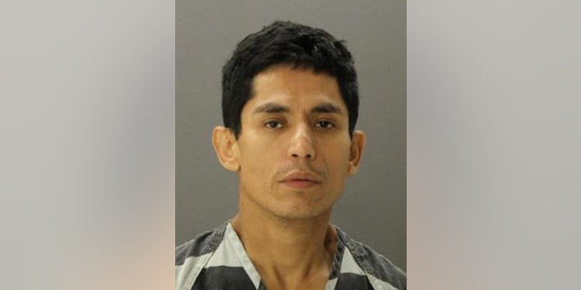 Juan Navarro Rios on a jail booking photo provided by the Dallas County Sheriff's Department.