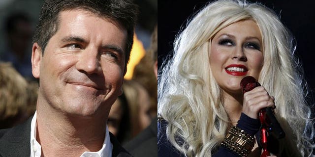 Simon Cowell thinks 'The Voice; which counts Christina Aguilera among its judges, is a ripoff of his shows.