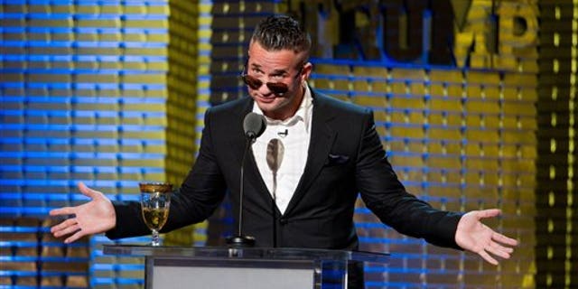 March 9: Mike "The Situation" Sorrentino appears onstage at the Comedy Central Roast of Donald Trump in New York. (AP)