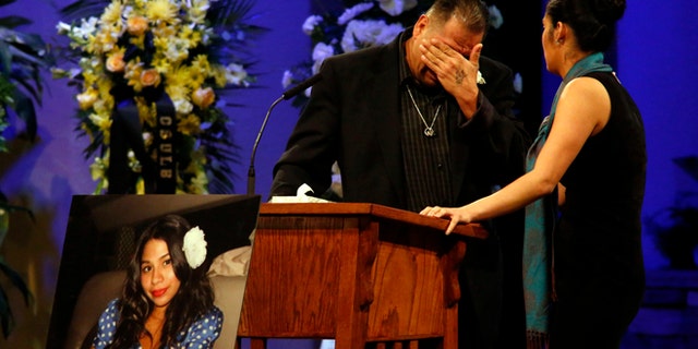 Reynaldo Gonzalez breaks down while remembering his dead daughter on Dec. 4, 2015.