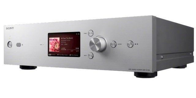 The Sony HAP-Z1ES, a music player that can handle high-resolution DSD audio files and won an Innovation award at the 2014 CES.