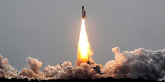 The space shuttle Atlantis lifts off from the Kennedy Space Center Friday, July 8, 2011, in Cape Canaveral, Fla. Atlantis is the 135th and final space shuttle launch for NASA.