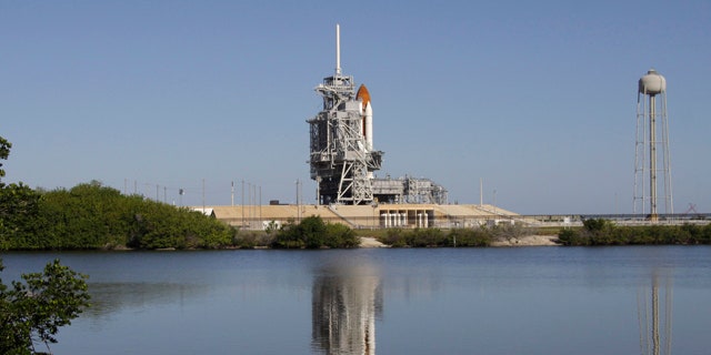 April 30, 2011: Space shuttle Endeavour is seen at Pad 39A at the Kennedy Space Center in Cape Canaveral, Fla., Saturday, April 30, 2011.