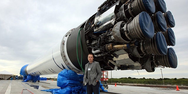 SpaceX's Falcon 9 is being readied for its debut flight in 2010. PayPal co-founder, turned rocketeer, Elon Musk has backed the venture.