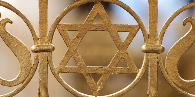 LEIPZIG, GERMANY - AUGUST 30: A Star of David is visible among the ornamentation at the Brodyer Synagogue at the ordination of new Rabbis Shlomo Afanasev and Moshe Baumel on August 30, 2010 in Leipzig, Germany. Though both Afanasev and Baumel were born in the former Soviet Union, they grew up in Germany and are among a growing number of German-raised rabbis graduating from the Ronald Lauder-supported Rabbinical Seminary in Berlin. (Photo by Sean Gallup/Getty Images)