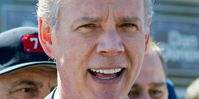 FILE - In this March 22, 2015, file photo, State Island District Attorney Dan Donovan is shown as he opened a campaign office in the Staten Island borough of New York. (AP Photo/Craig Ruttle, File)