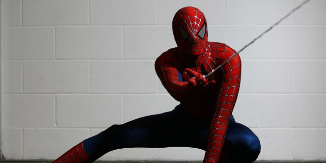 LONDON, ENGLAND - FEBRUARY 23:  An actor dressed as Spiderman poses for a photo at the London Super Comic Convention at the ExCeL Centre on February 23, 2013 in London, England. Enthusiasts at the Comic Convention are encouraged to wear a costume of their favourite comic character and flock to the ExCeL to gather all the latest news in the world of comics, manga, anime, film, cosplay, games and cult fiction.  (Photo by Jordan Mansfield/Getty Images)