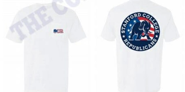 The Stanford College Republicans were initially denied the ability to use the American flag in their apparel designs.