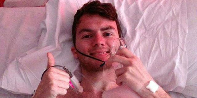 An undated handout photo of cancer patient and fund raiser Stephen Sutton. The 19-year-old raised more than $5.03 million during his three-year battle against multiple tumors. (AP Photo/Stephen Sutton)
