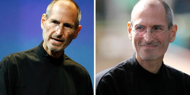 Apple CEO Steve Jobs, seen in July 2010 (left) and Oct. 2010. Apple announced Monday Jan. 17, 2011, that Jobs is taking a medical leave of absence for the second time in two years.
