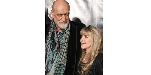 Stevie and Mick Fleetwood on Broadway in 2015.
