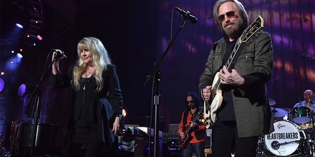 Stevie Nicks with Tom Petty in 2017.