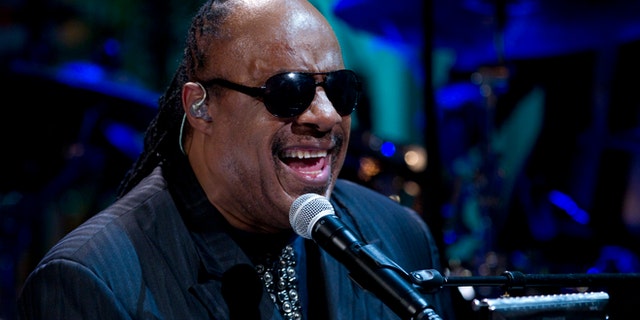 May 9, 2012: In this file photo, Stevie Wonder performs during the "In Performance at the White House" in the East Room of the White House in Washington, honoring songwriters Burt Bacharach and Hal David, recipients of the 2012 Library of Congress Gershwin Prize for Popular Song.