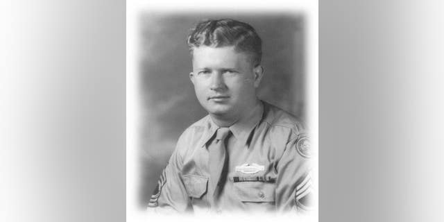 This undated photograph shows World War II, United States Army Master Sgt. Roddie Edmonds.