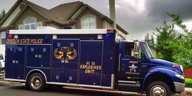 May 25, 2013: The Oregon State Police Explosives Unit responded to the scene to assess the safety risks associated with the items found at the home.