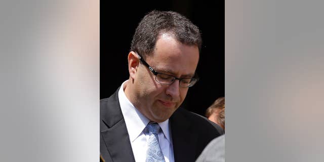 File- This Aug. 19, 2015, file photo shows former Subway pitchman Jared Fogle leaving the Federal Courthouse in Indianapolis, following a hearing on child-pornography charges. The Subway restaurant chain said Friday, Sept. 11, 2015, it received a "serious" complaint about Jared Fogle when he was the company's spokesman but that the complaint did not imply any criminal sexual activity. (AP Photo/Michael Conroy, File)