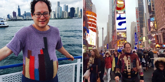 Barsky's landmark sweaters have earned him over 26,000 followers on Instagram and made it possible for him to knit professionally.
