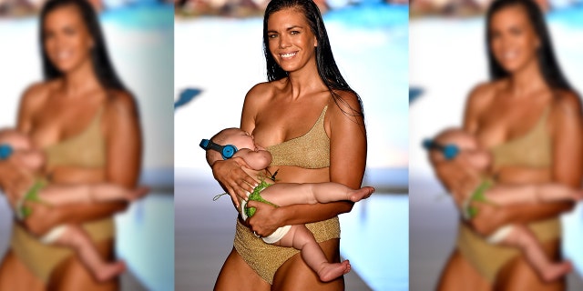 Mara Martin hit the runway as one of 16 finalists on Sunday night for the 2018 Sports Illustrated Swim Search show.