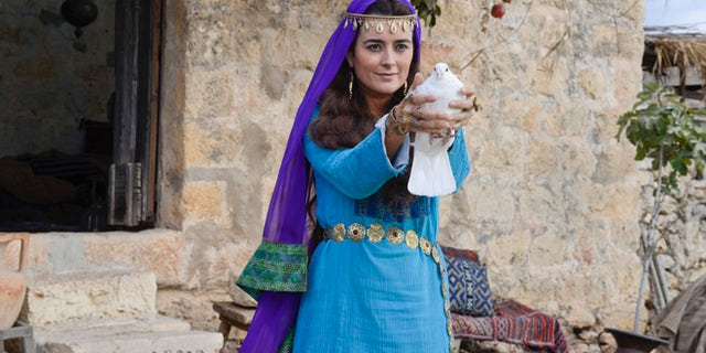 Cote de Pablo as Shirah, in the two-night miniseries 'The Dovekeepers,' based on the best-selling novel of the same name.