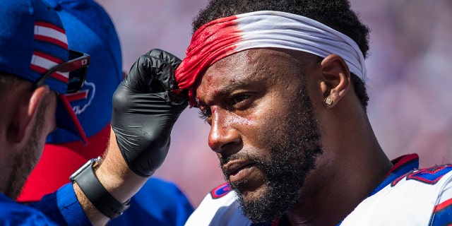 Jones walked off the field under his own power.