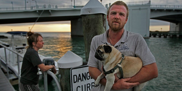 The couple had planned their trip for a year -- both quitting their jobs and selling all their worldly possessions in Colorado before moving out to Florida to live on their 28-foot boat.