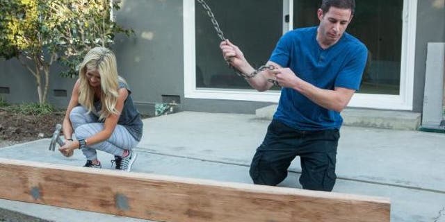 Tarek and Christina El Moussa on "Flip or Flop"