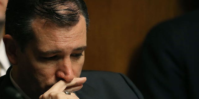 WASHINGTON, DC - JUNE 04: Sen. Ted Cruz (R-TX) participates in a Judiciary Subcommittee hearing on the Affordable Care Act on Capitol Hill June 4, 2015 in Washington, DC. The hearing is billed as "Rewriting The Law, Examining the Process That Led to the ObamaCare Subsidy Rule". (Photo by Mark Wilson/Getty Images)